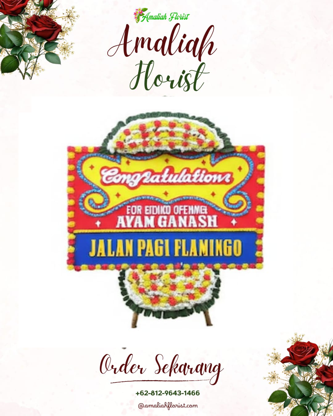 Sewa Papan Bunga Prabumulih